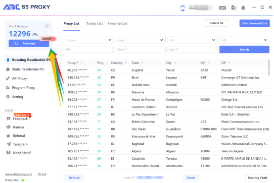 Centro de suporte ABCProxy Guias de proxy perguntas frequentes